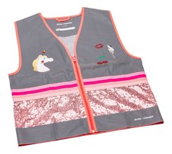 Vestă reflectorizantă pentru copii Body Glower Lady Gadget Pink Jeune Premier design ergonomic de lux 53*45 cm