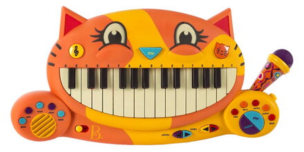 Mačací klavír Meowsic B-Toys elektronický s melódiami a pesničkami od 24 mes BTBX1025
