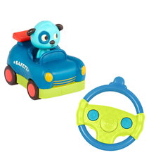 Autíčko na diaľkové ovládanie psík Woofer B-Toys so zvukmi modro-zelené od 24 mes BTBX2317Z
