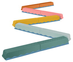 Prekážková dráha Balance & Hop B-Toys na rozvoj rovnováhy, koordinácie a motoriky 10 prekážok BTBX2533Z