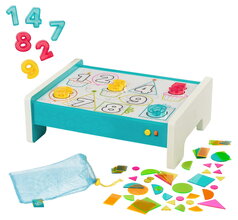 Hrací pult Look & Shine B-Toys na učenie čísel, farieb a tvarov svietiaci BTBX2604Z