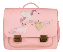 Servietă școlară Classic Midi Unicorn Magic Jeune Premier design ergonomic de lux 38*30 cm