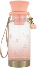 Školská fľaša na vodu Drinking Bottle Cherry Pompon Jeune Premier ergonomická luxusné prevedenie 22*9 cm