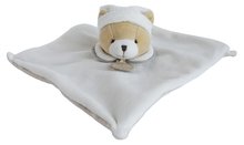 Plüss mackó dédelgetésre Doudou 202 L'Original Doudou et Compagnie szürke 25 cm ajándékcsomagolásban 0 hó-tól DC2928