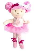 Rongybaba Les Tutus de Doudou Jolijou 23 cm rózsaszín ruhácskában puha textilanyagból 3 különböző fajta 4 évtől DC3130