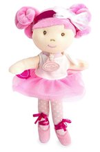 Bábika Les Tutus de Doudou Jolijou 23 cm v ružových šatách z jemného textilu 3 rôzne druhy od 4 rokov DC3130