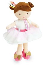 Rongybaba Ombelline Princess Lady Jolijou 30 cm barna hajkoronával fehér ruhácskában 5 évtől DC3533