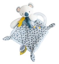 Plüss koala dédelgetésre csörgővel Yoca le Koala Doudou et Compagnie kék 22 cm 0 hó-tól DC3666