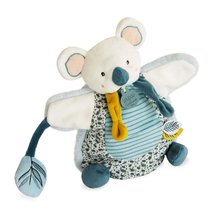 Plyšová koala na bábkové divadlo Yoca le Koala Doudou et Compagnie modrá 25 cm od 0 mes DC3674