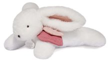 Iepuraș de pluș Bunny Happy Boho Doudou et Compagnie roz 25 cm în abalaj cadou de la 0 luni DC3736
