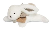Plyšový zajačik Happy Wild Doudou et Compagnie hnedý 25 cm v darčekovom balení s brmbolcom od 0 mes DC3738