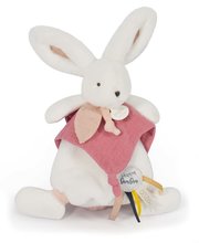 Iepuraș de pluș Bunny Happy Boho Doudou et Compagnie portocaliu 25 cm în ambalaj cadou de la 0 luni DC3741