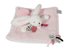 Plüss nyuszi dédelgetésre Happy Blush Doudou et Compagnie rózsaszín 25 cm ajándékcsomagolásban 0 hó-tól DC3744