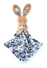 Plüss nyuszi dédelgetésre Bunny Navy Boh'aime Doudou et Compagnie kék 12 cm ajándékcsomagolásban 0 hó-tól DC4016
