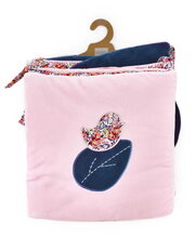 Mantinel do postieľky Deer Boh'aime Cot Bumper Doudou et Compagnie ružový 180*130 cm od 0 mes DC4033