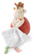 Plüss zsiráf dédelgetésre Couleurs Savane Doudou et Compagnie piros 15 cm 0 hó-tól DC4071