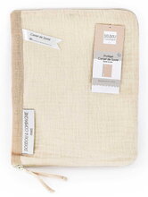 Plyšový obal na zdravotnú dokumentáciu dieťaťa Happy Wild Protection of Health Book Doudou et Compagnie béžový 22 cm od 0 mes DC4122