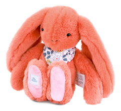 Plyšový zajíček Fleurette the Bunny Terracotta Doudou et Compagnie oranžový 25 cm od 0 měsíců