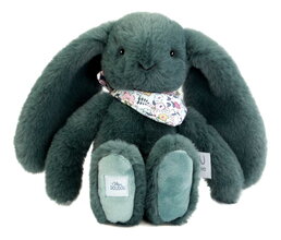 Plyšový zajíček Fleurette the Bunny Eucalyptus Doudou et Compagnie zelený 25 cm od 0 měsíců