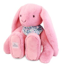 Plyšový zajíc Fleurette the Bunny Grenadine Doudou et Compagnie růžový 50 cm od 0 měsíců