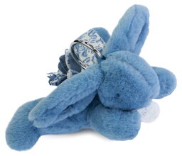 Plyšový zajačik prívesok na kľúče Keyring Bag Charm Doudou et Compagnie viac farieb od 24 mes DC4374