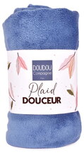 Deka pre bábätko Blue Jean Blanket Doudou et Compagnie modrá 100*70 cm od 0 mes DC4574