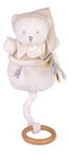 Plyšový medvídek s melodií Doudou 25 Years Music Box Beige Doudou et Compagnie narozeninová edice béžový 20 cm od 0 měs