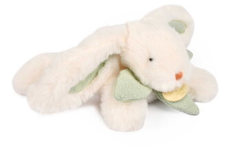 Plyšový zajačik na maznanie Bunny Bonbon Sage Green Plush Doudou et Compagnie zelený 20 cm od 0 mes DC4663