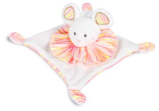 Plyšová myška na maznanie Mouse Les Chouchoux Doudou et Compagnie v darčekovom balení oranžová 20 cm od 0 mes DC4675