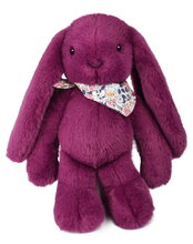Plyšový zajačik Bunny Plum Doudou et Compagnie fialový 35 cm od 0 mes DC4705