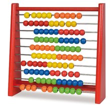 Abac din lemn Abacus Eichhorn 100 mărgeluțe din lemn EH3405