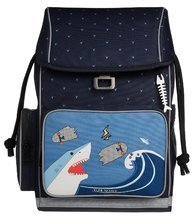 Školský batoh veľký Ergomaxx Sharkie Jeune Premier ergonomický luxusné prevedenie 39*26 cm