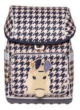 Nagy iskolai hátizsák Ergomaxx Houdstooth Horse Jeune Premier ergonomikus luxus kivitel 41*27 cm