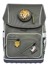 Nagy iskolai hátizsák Ergomaxx Big Five Khaki Jeune Premier ergonomikus luxus kivitel 41*27 cm