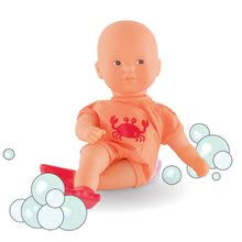 Păpușa Mini Bath Orange Corolle cu ochi căprui și labe de înot 20 cm de la 18 luni