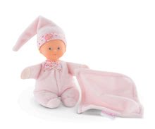 Játékbaba Minireve Mon Doudou Corolle Cotton Flower kék szemekkel 16 cm 0 hó-tól