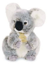 Koala de pluș Les Authentiques Histoire d’ Ours gri 20 cm în ambalaj cadou de la 0 luni HO2218