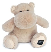 Hipopotam de pluș Hip' Cool Hippo Cocooning Histoire d’ Ours bej 25 cm de la 0 luni HO3093