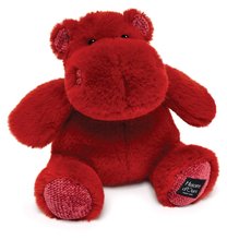 Hipopotam de pluș Hip' Kiss Hippo Cocooning Histoire d’ Ours roșu 25 cm de la 0 luni HO3103