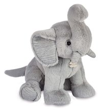 Elefant de pluș Elephant Pearl Grey Les Preppy Chics Histoire d’ Ours gri 45 cm de la 0 luni HO3146