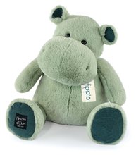 Plyšový hroch Almond Hippo Cocooning Histoire d’ Ours zelený 40 cm od 0 mes