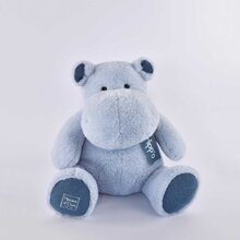 Plyšový hrošík Hippo Blue Jean Histoire d’ Ours modrý 40 cm od 0 mes HO3214