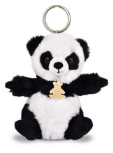 Plyšová kľúčenka panda The Soft Stretch Panda Key Ring Histoire d’ Ours čierno-biela 12 cm HO3292