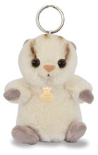 Plyšová kľúčenka mačička The Soft Stretch Cat Key Ring Histoire d’ Ours béžová 12 cm HO3293