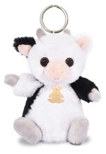 Plyšová kľúčenka kravička The Soft Stretch Cow Key Ring Histoire d’ Ours čierno-biela 12 cm HO3294