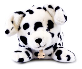 Plyšový psík dalmatín s ťažkým bruškom P'tit Relax Dalmatian Histoire d’ Ours čierno-biely 30 cm od 0 mes HO3327