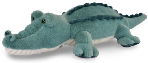 Plyšový krokodíl s ťažkým bruškom Croco Lagoon Les Explorateurs Histoire d’ Ours modrý 125 cm od 0 mes HO3331