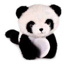 Plyšová panda na objímanie The Glue Pots Panda Magnetic Histoire d’ Ours magnetická čierno-biela 30 cm od 0 mes