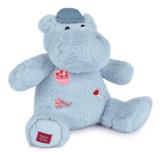 Plyšový hrošík so šiltovkou Cali Dreamin' Hippo Histoire d’ Ours modrý 20 cm od 0 mes HO3377