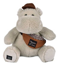 Plyšový hrošík s ľadvinkou Hello Brook! Hippo Histoire d’ Ours béžový 20 cm od 0 mes HO3379